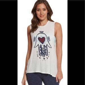 Spiritual Gangster Heart & Soul Hamsa Muscle Tee